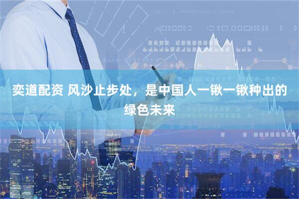 奕道配资 风沙止步处，是中国人一锹一锹种出的绿色未来